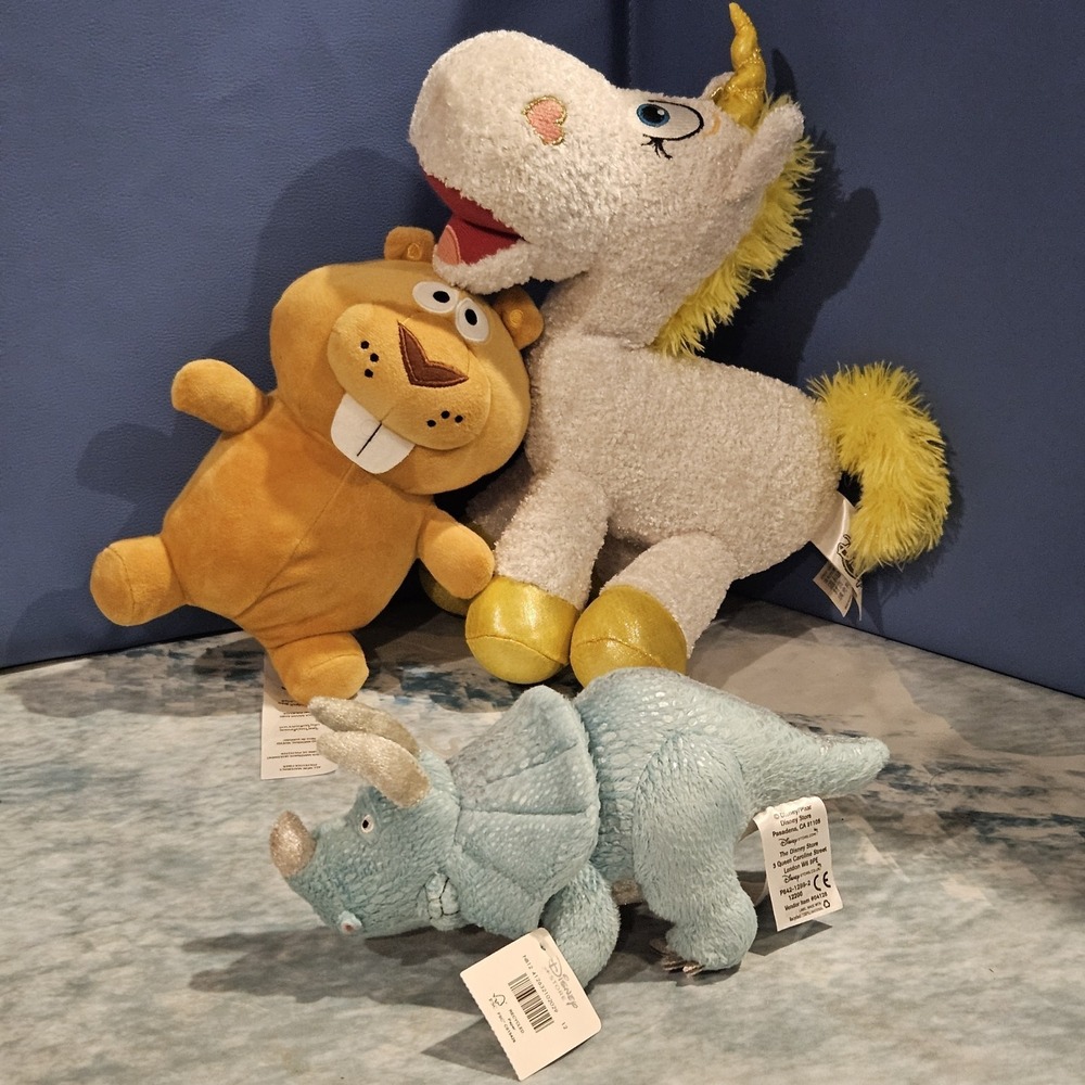 Toy Story Plush Lot Trixie ButtercupToy Story Mania Beaver Disney Pixar - Picture 5 of 12
